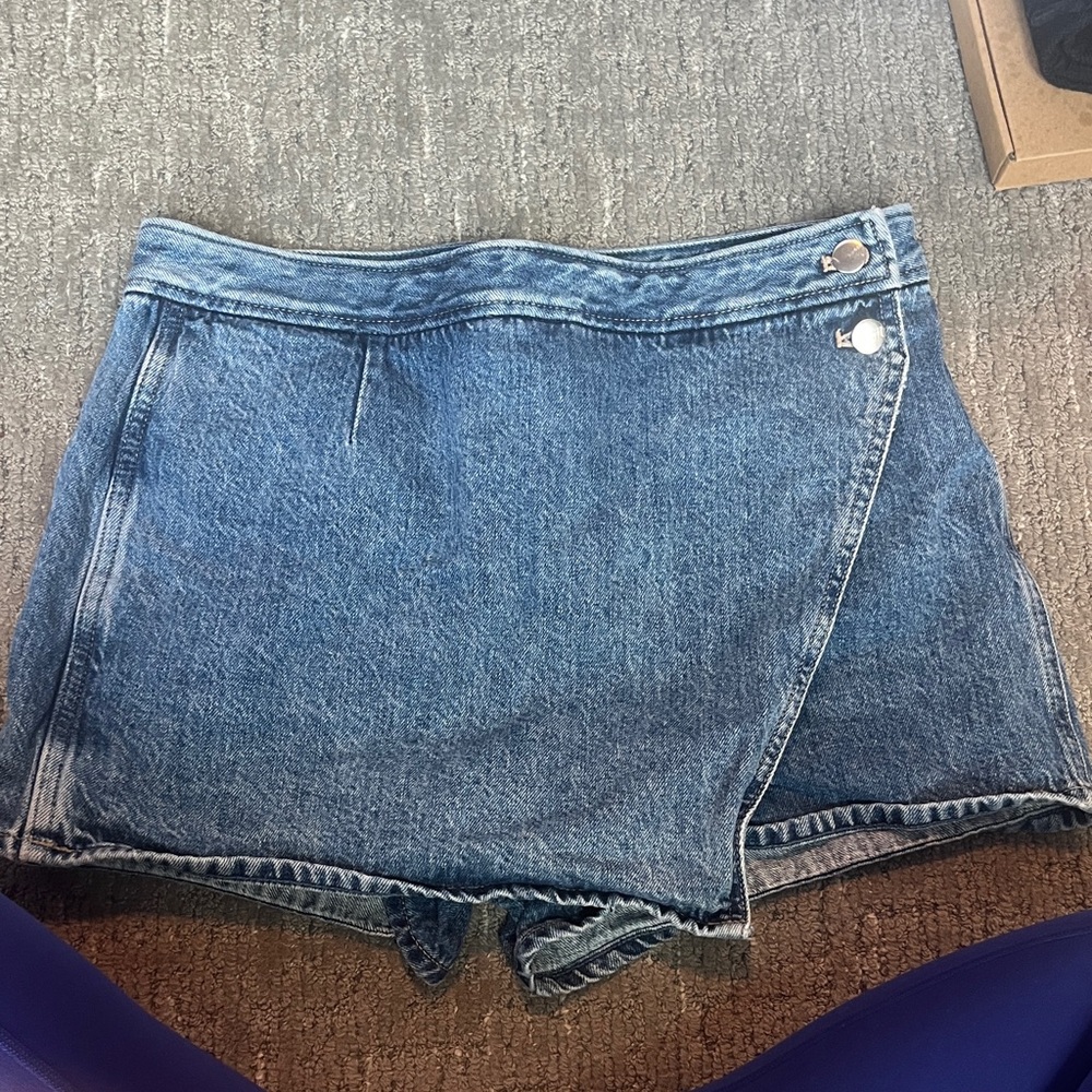 Madewell Denim Blue Skort